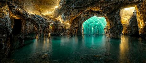 HD wallpaper: cave, crystal | Wallpaper Flare