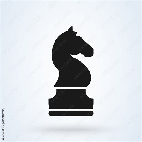 Knight chess vector Horse symbol for logo design inspiration Stock ...