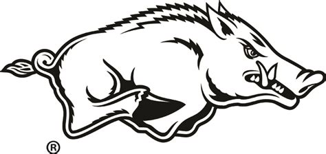 Arkansas Razorback Stencil - Cliparts.co