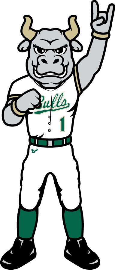 South Florida Bulls Logo - Mascot Logo - NCAA Division I (s-t) (NCAA s-t) - Chris Creamer's ...