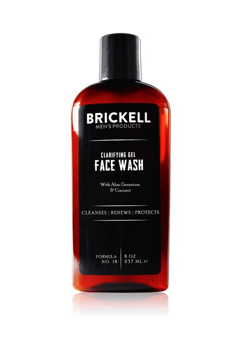 Best Natural Face Wash For Men with Oily Skin | Brickell Men's Products