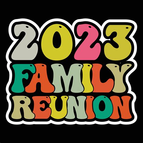 Back to school Designs, 2023 family Reunion 25360544 Vector Art at Vecteezy