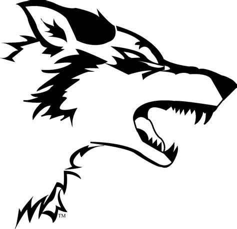 Black And White Wolf PNG Transparent Black And White Wolf.PNG Images. | PlusPNG