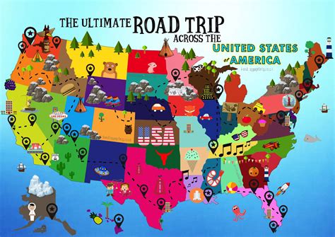 The Ultimate Road Trip Map Of Things To Do In The USA | Hand Luggage Only | Bloglovin’