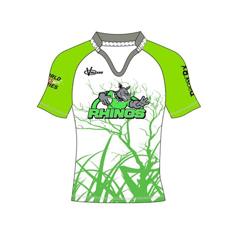 Rugby Game Jersey Green - Rhinos Official Store