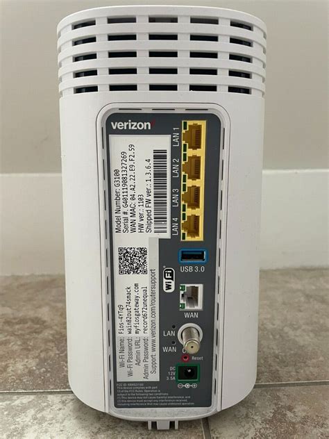 Verizon Fios G3100 Tri-Band MoCA Fiber Optic Router For, 51% OFF