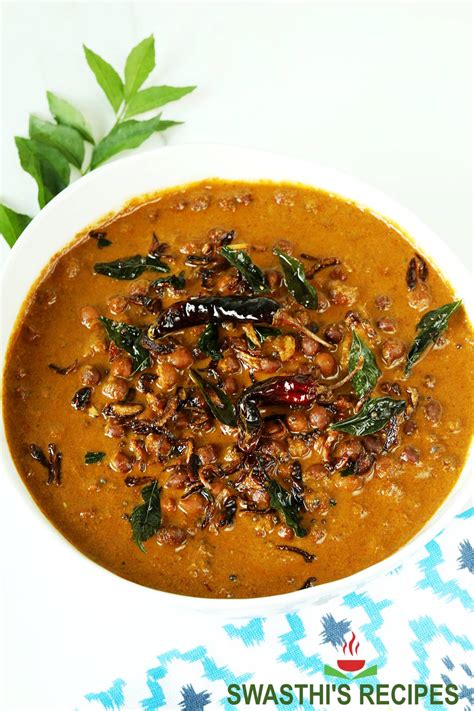 Kadala Curry Recipe (Instant pot & Stovetop) - Swasthi's Recipes