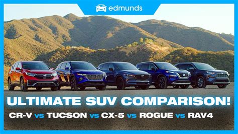 Best Small SUV Comparison 2021: CR-V vs. RAV4 vs. CX-5 vs. Rogue vs. Tucson - YouTube