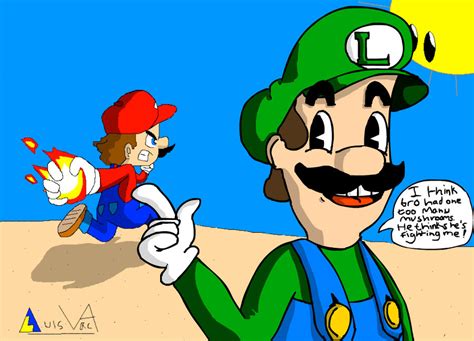 Mario vs. Luigi by RetroSam on DeviantArt