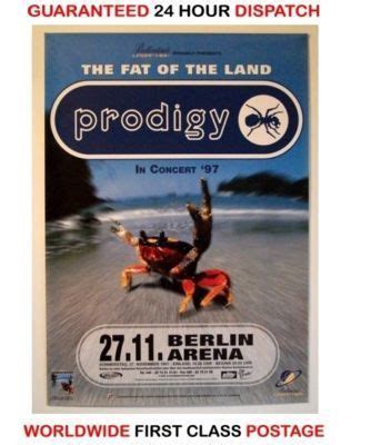 Prodigy - The Fat Of The Land 1997 Original Concert Tour Poster Rare | #245373997