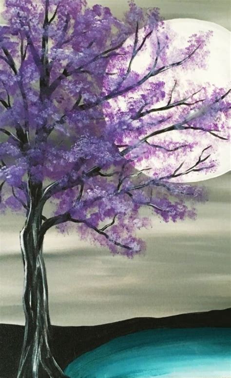 30 Easy Tree Painting Ideas for Beginners, Easy Landscape Painting Ide – HomePaintingDecor