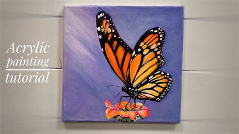 Butterfly Acrylic Painting