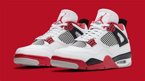 Men's Nike Air Jordan Retro 4 OG "Fire Red 2020" DC7770 160 ...