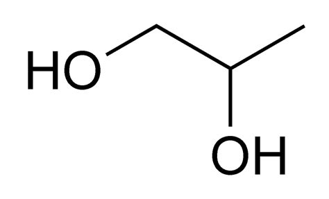 File:Propylene glycol chemical structure.png - Wikimedia Commons