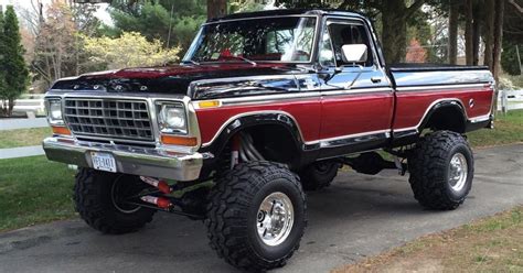 1979 Ford F-150 4x4 Candy Apple & Jet Black | Ford Daily Trucks