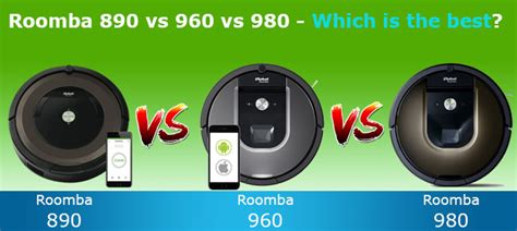 Roomba 890 vs 960 vs 980 - Face to Face comparison TOP Roombas!