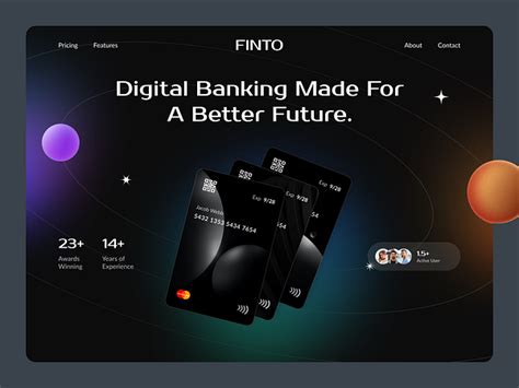 FINTO - Digital Banking Website by Sunny Rathod for Trionn on Dribbble