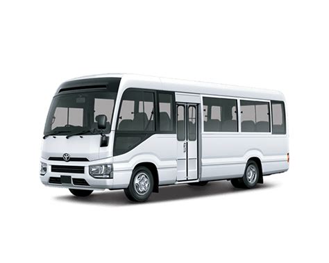 Toyota Coaster 30 seater bus for rent in Qatar