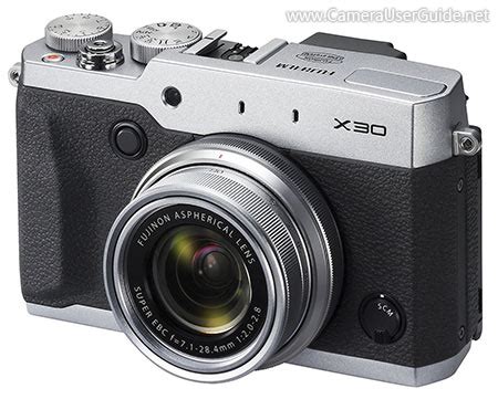 Fujifilm X30 PDF User Manual Guide Download