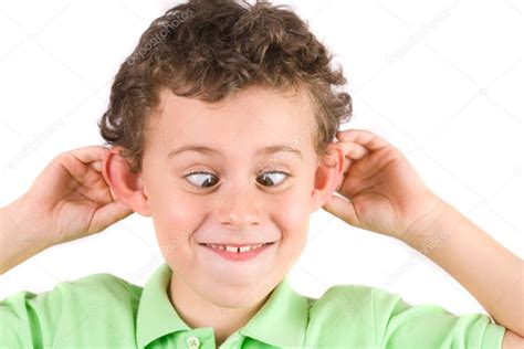 Child making silly faces — Stock Photo © Xalanx #2250765