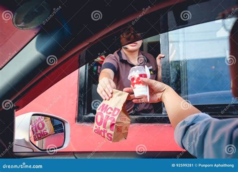 McDonalds Drive Thru Digital Menu Nn Editorial Photo | CartoonDealer ...