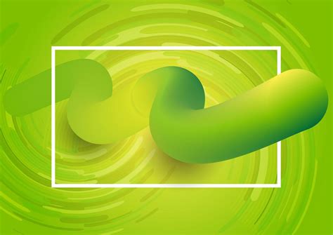 Abstract Green Flowing 3D Design 698088 Vector Art at Vecteezy