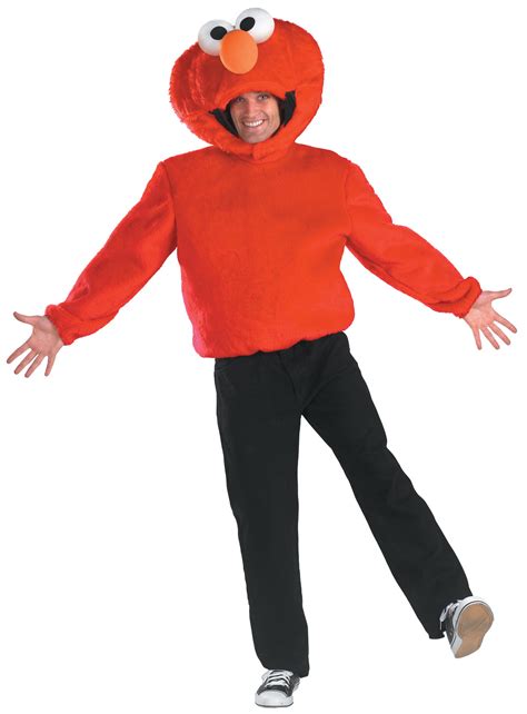 Sesame Street Elmo Adult Costume - SpicyLegs.com