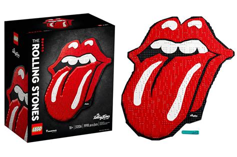 New Rolling Stones Tongue Logo LEGO Set Unveiled