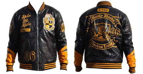 Alpha Phi Alpha apparel Leather Jacket