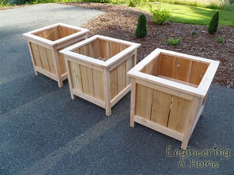 Cedar Planter Box Building Plans - Okejely Garden Plant