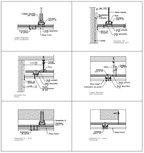 Ceiling Details V1 – CAD Design | Free CAD Blocks,Drawings,Details