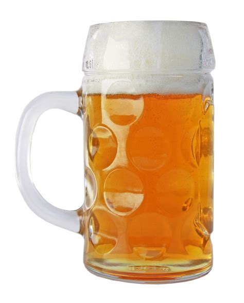 Custom Engraved Dimpled Oktoberfest Glass Beer Mug 0.5 Liter