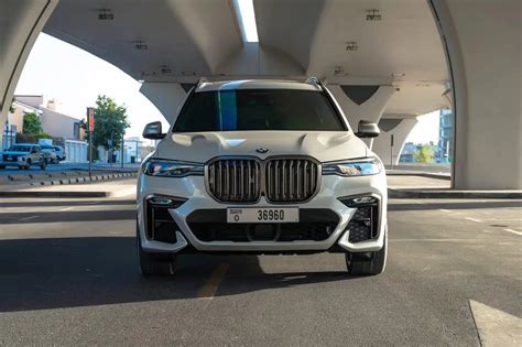 Rent BMW X7 (White), 2021 in Dubai - Turboplus