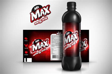 Mr. Max Energy Drink – Packaging Design