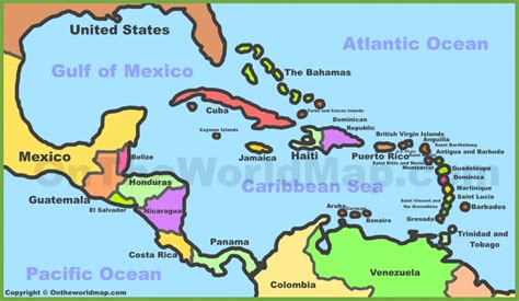 Maps Of Caribbean Islands Printable - Free Printable Maps