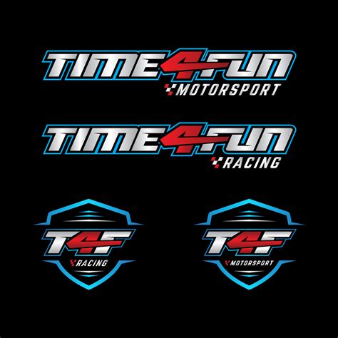 Masculine, Upmarket, Racing Logo Design for T4F racing and T4F Motorsports by ipadipad | Design ...