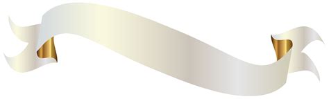 White Banner Ribbon Png