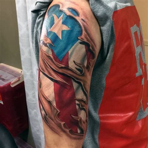 50 Puerto Rican Flag Tattoo Ideas For Men - Puerto Rico Designs Taino Tattoos, Hot Tattoos, Life ...