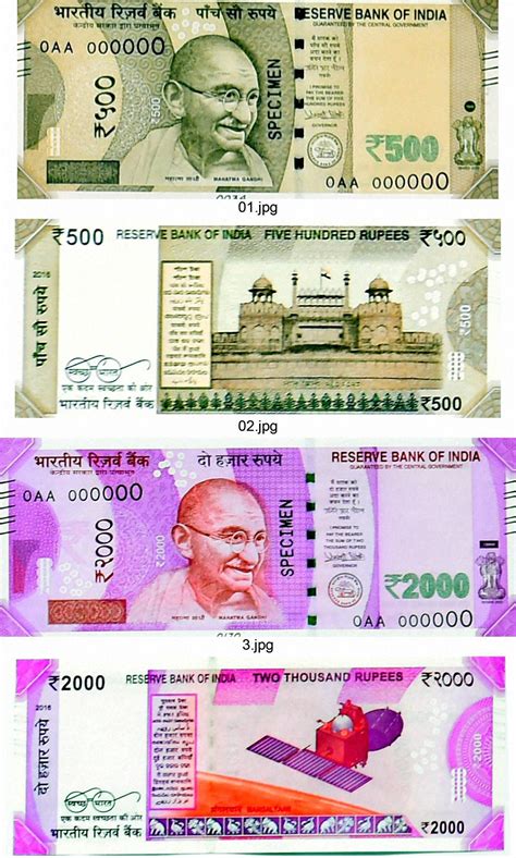 Rs 2,000 and Rs 500 currency notes issued by RBI bear new look, improved features - Firstpost