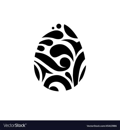 Easter egg Royalty Free Vector Image - VectorStock