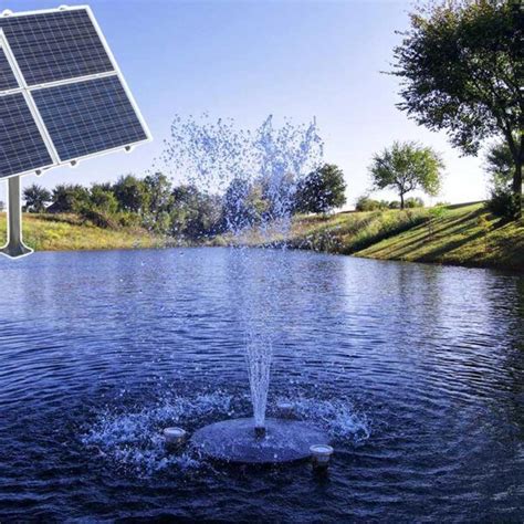 1/2 HP Solar Powered Large Pond Fountain | Discount Pond Shop