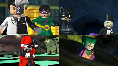 Lego Batman: The Videogame - All Villain Bosses | Hero Missions - YouTube