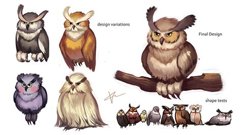 ArtStation - Owl (character design)