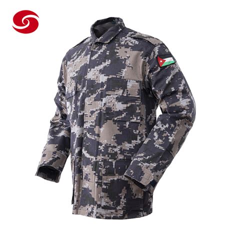 Jordan Army Land Force Military Police Uniform Digital Camouflage Uniforms