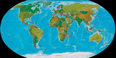 World Map Countries High Resolution - Viewing Gallery