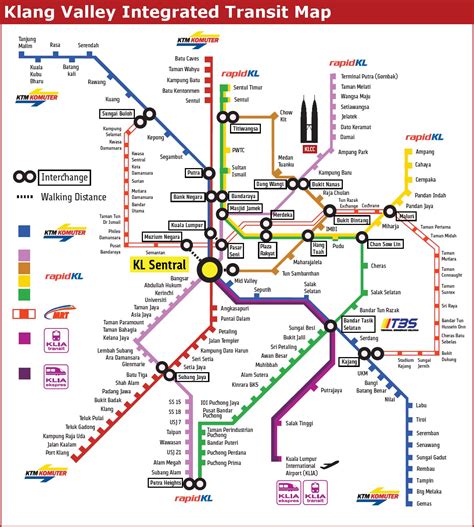 kl mrt route map