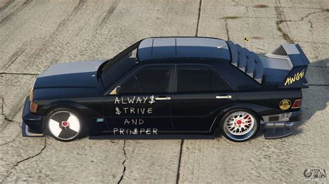 Mercedes-Benz 190E ASAP Rocky for GTA 5