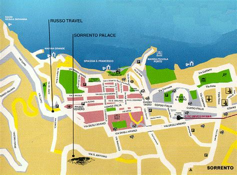 Sorrento Italy Map