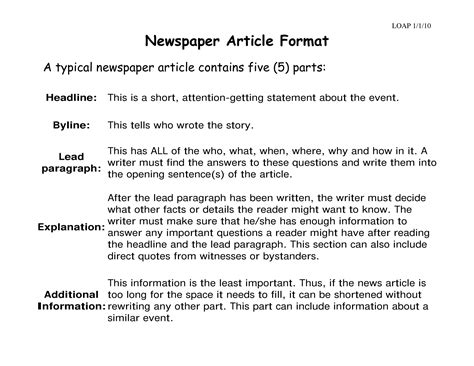 Article Writing for Students - 34+ Examples, Format, How to, PDF, Tips