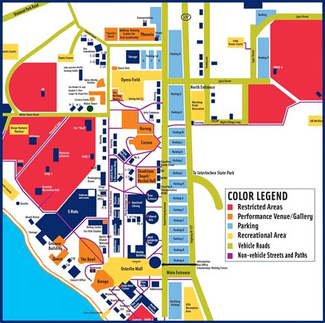 Explore Interlochen Center for the Arts Campus Map